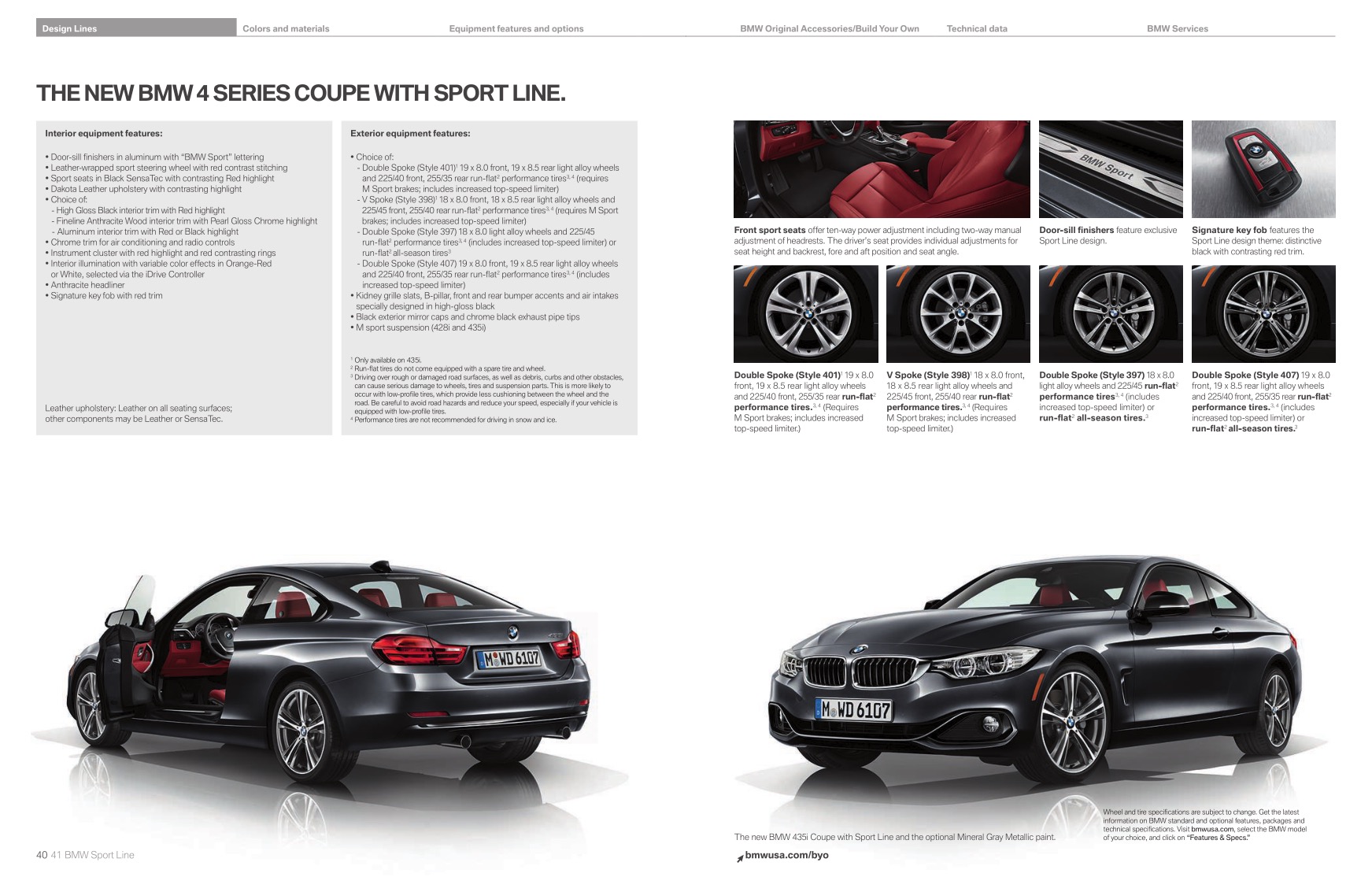 2014 BMW 4-Series Brochure Page 5